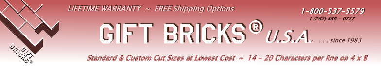 logo banner for Gift Bricks®