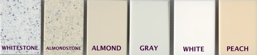 Romanite tile colors for engraved tile program panel 1